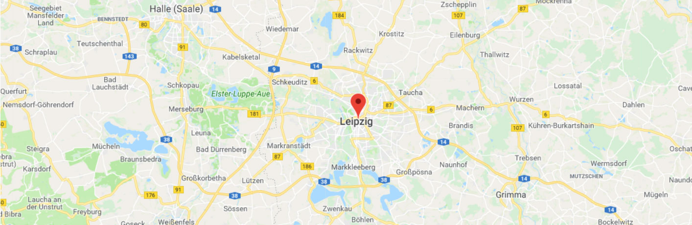 Leipzig on the map